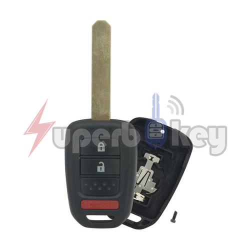 HON66/ 2013-2015 Honda Accord Civic CRV/ Remote key shell 3 buttons/ MLBHLIK6-1T