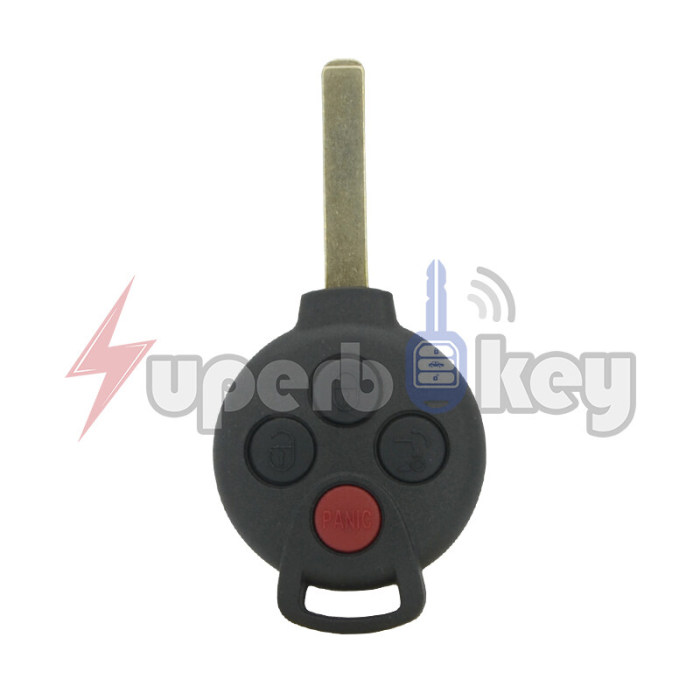 Mercedes Benz Smart Fortwo Remote Head Key 4 Button PN 4518203797 FCC KR55WK45144
