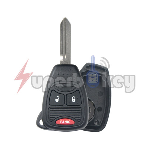 2004-2013 Chrysler Dodge Jeep/ Remote head key 3 buttons/ OHT692427AA/ M3N5WY72XX