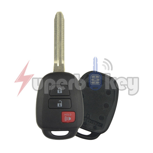 2012 Toyota Prius C Camry/ Remote head key shell 3 button/ HYQ12BDM