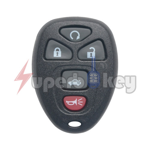 2004-2012 GM Buick Chevrolet Pontiac Saturn/ remote fob 5 button 315Mhz ASK FCC KOBGT04A P/N 22733524