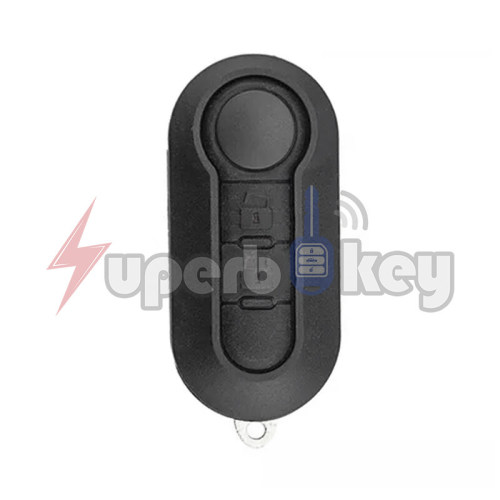 SIP22/ Fiat 500 500L Ducato Doblo Flip key shell 2 button
