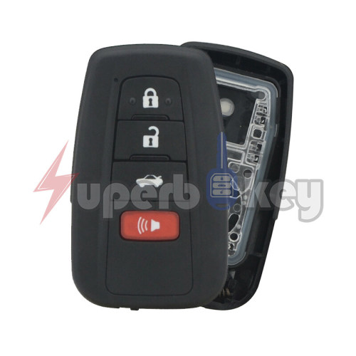 2019 Toyota Camry/ Smart key shell 4 button/ HYQ14FBC