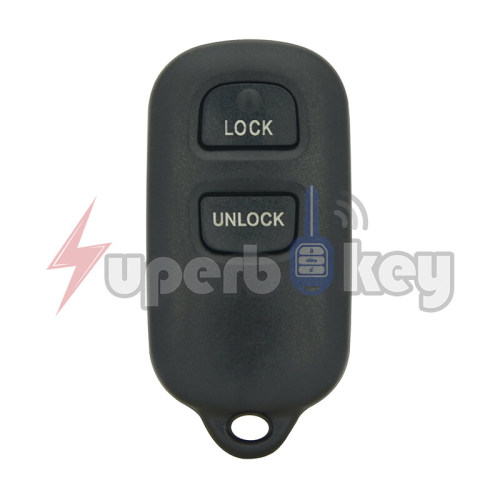 2002-2007 Toyota FJ Cruiser Prius RAV4 Keyless Entry Remote 3 Button FCC GQ43VT14T