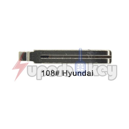 108# Hyundai KEYDIY VVDI KEY BLADE