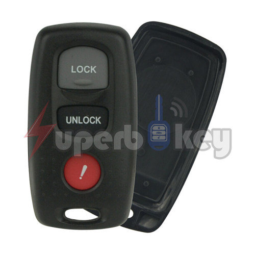 2004-2005 Mazda 3 6/ Keyless Entry Remote shell 3 button/ KPU41846
