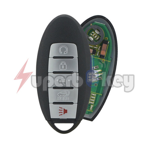 2016-2018 Nissan Murano Pathfinder/ Smart key 5 button 433Mhz/ PN: 285E3-5AA5A/ FCC: S180144308(HITAG AES 4A chip)