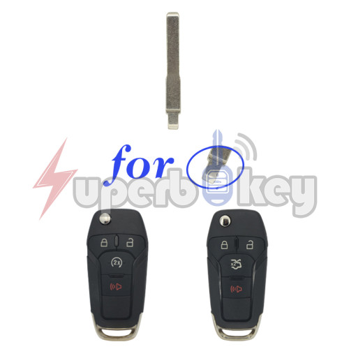 Flip key blade HU101 for Ford