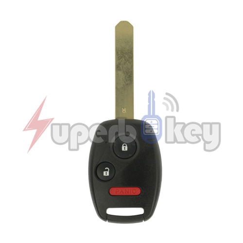 Honda CRV Fit/ Remote head key 3 buttons 313.8mhz/434mhz/PN: 35118-TP6-A20/ MLBHLIK-1T