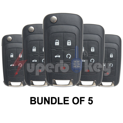 GM ID46 chip/ Buick LaCrosse Chevrolet/ Flip key 5 buttons 315mhz(BUNDLE OF 5)