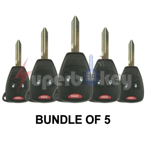 HITAG2 ID46 PCF7941 chip / 2007-2009 Chrysler Aspen Dodge Jeep/ OHT692427AA 5461A-692427AA Remote head key 315mhz 3 buttons(BUNDLE OF 5)