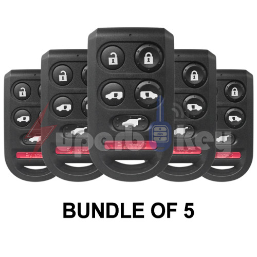 2005-2010 Honda Odyssey/ OUCG8D-399H-A Keyless Entry Remote 6 buttons 313.8mhz(BUNDLE OF 5)