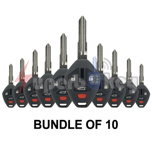 MIT11R/ for Mitsubishi/ OUCG8D620MA Remote head key shell 4 button(BUNDLE OF 10)