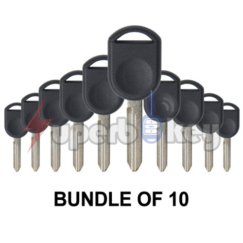 FO38/ Ford/ Transponder key shell(No Chip)(BUNDLE OF 10)