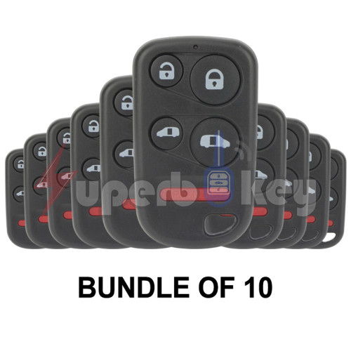 2001-2004 Honda Odyssey/ OUCG8D-440H-A Keyless Entry Remote shell 5 buttons(BUNDLE OF 10)
