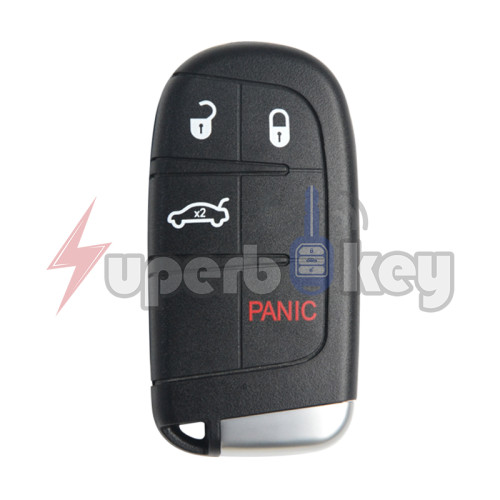 2015-2021 Chrysler Dodge Charger/ Smart key 4 button 433Mhz/ PN: 68394196AA 68155686AB/ M3M-40821302(HITAG AES 4A chip)