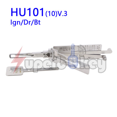 LISHI HU101 (10) v.3 Ign/Dr/Bt 2 in 1 Auto Pick and Decoder for Ford