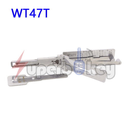 LISHI WT47T 2 in 1 Auto Pick and Decoder For New SAAB