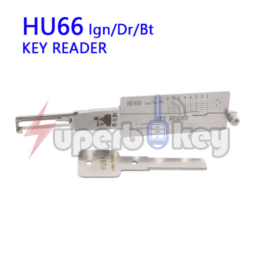 LISHI HU66 Ign/Dr/Bt key reader