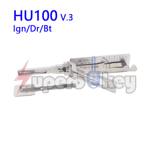LISHI HU100 v.3 Ign/Dr/Bt 2 in 1 Auto Pick and Decoder