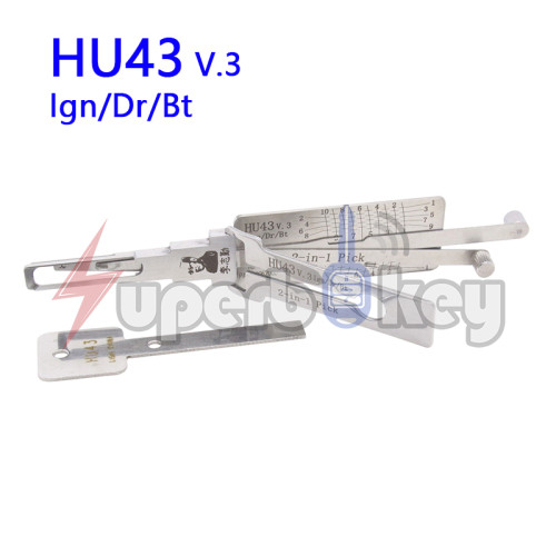 LISHI HU43 v.3 Ign/Dr/Bt 2 in 1 Auto Pick and Decoder for OPEL