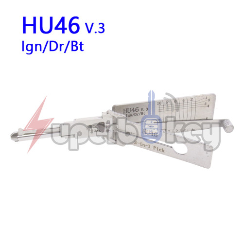 LISHI HU46 v.3 Ign/Dr/Bt 2 in 1 Auto Pick and Decoder for Opel Antara Sail
