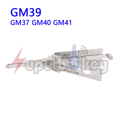 LISHI GM39 GM37 GM40 GM41 2 in 1 Auto Pick and Decoder