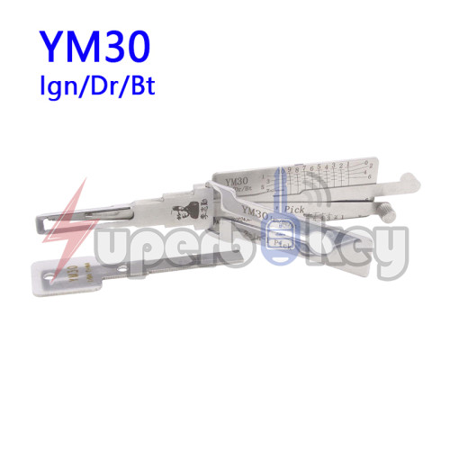 LISHI YM30 Ign/Dr/Bt 2 in 1 Auto Pick and Decoder for SAAB