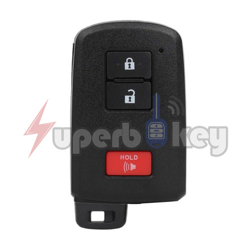 2015-2020 Toyota 4Runner Highlander Smart Key 3 Button PN 89904-0E090 FCC HYQ14FBA
