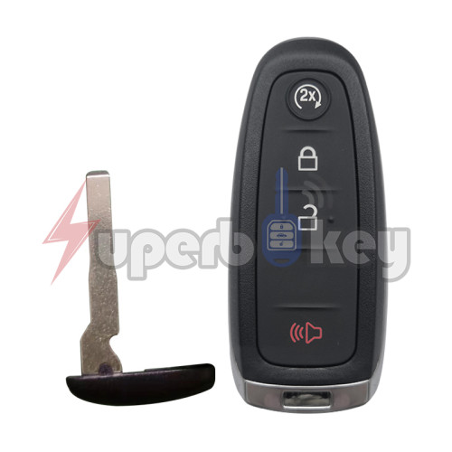2012-2013 Ford Lincoln MKX/ Smart key shell 4 button
