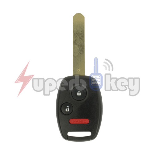 2006-2011 Honda Civic/ Remote key 3 buttons 313.8 Mhz/ FCC: N5F-S0084A/ PN: 35111-SVA-305(ID46 chip)