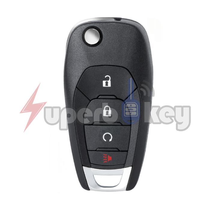 2019-2021 Chevrolet Cruze Trailblazer Flip Key 4 Button PN 13530746 FCC LXP-T004