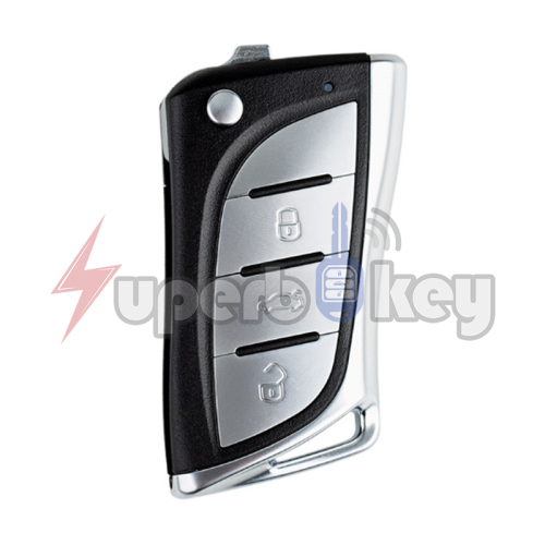 Xhorse XELEX0EN Wire Universal Remote key Knife Flip 3 Button for Toyota/Lexus Type Xhorse VVDI Key Tool