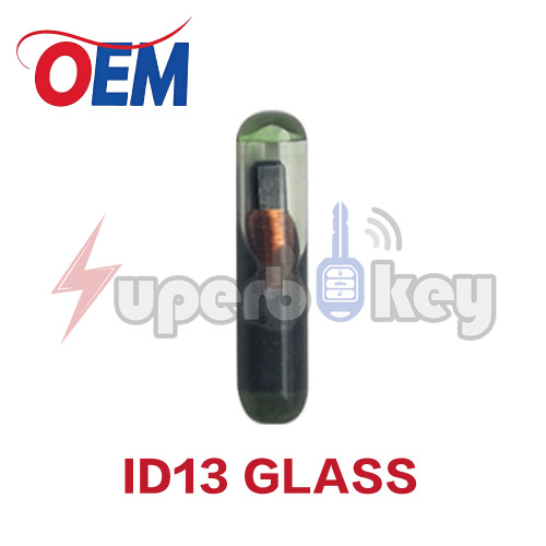 Original ID13 Megamos Glass Chip Megamos 13 Transponder Chip For Honda Acura GM