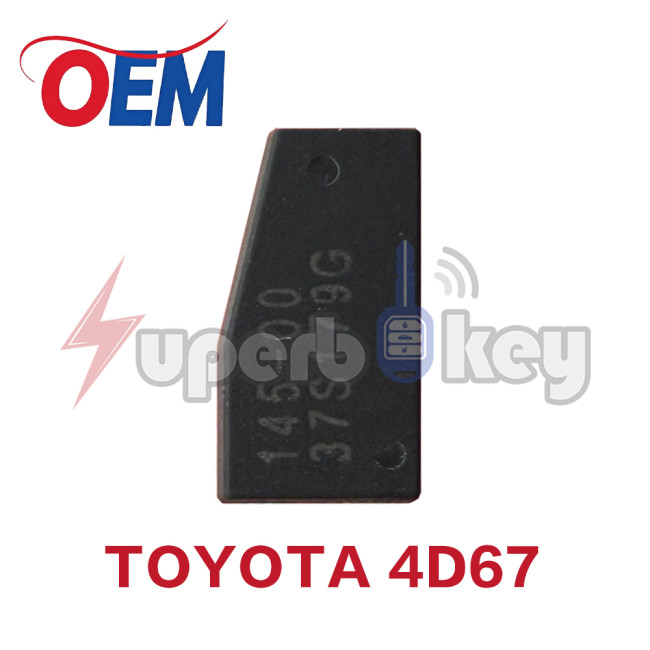 Original Toyota 4D67 carbon transponder chip
