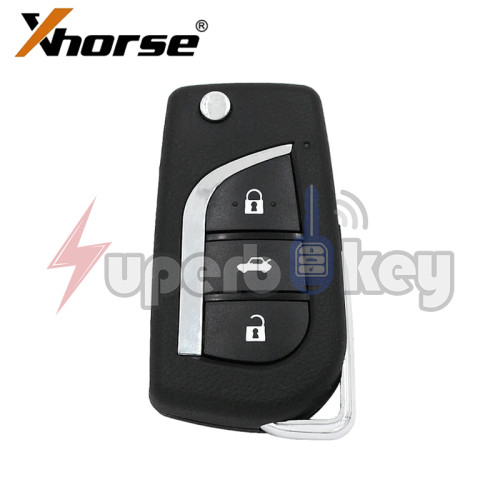 XNTO00EN-Xhorse XNTO00EN Wireless Universal Remote For Toyota Style 3 Button for Xhorse VVDI Key Tool