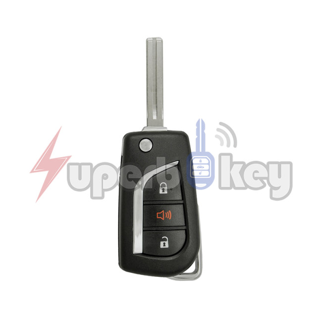2017-2018 Toyota Camry Flip Remote Key 3 Button PN 89070-12C20 FCC HYQ12BFB
