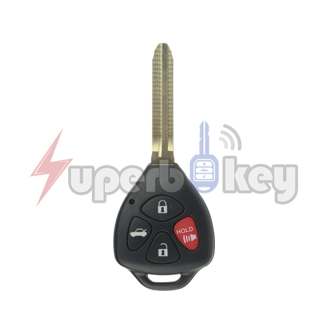 Toyota Hilux 4Runner Fortuner Remote Head Key 4 button