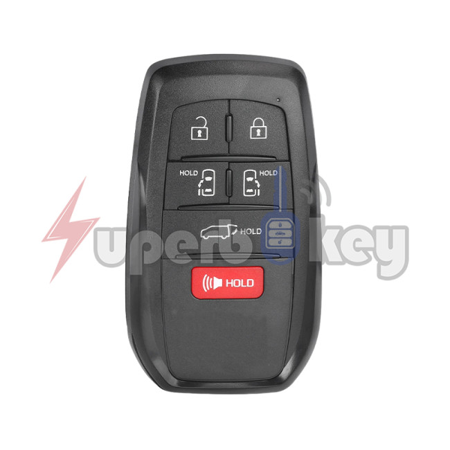 2021-2022 Toyota Sienna Smart Key 6 Button PN 8990H-08010 8990H-08011 FCC HYQ14FBX