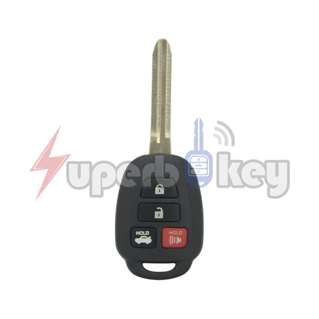 2014-2019 Toyota Corolla Remote Head Key 4 Button PN 89070-02880 FCC HYQ12BEL
