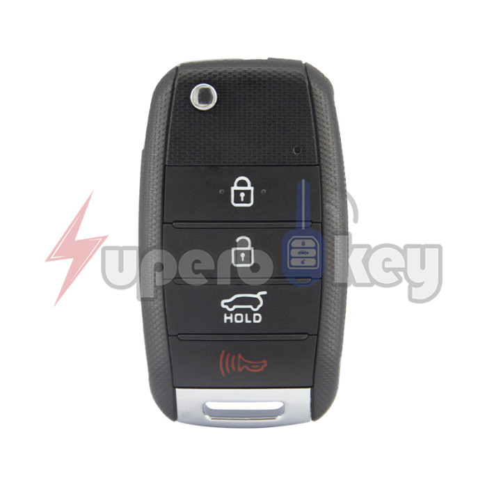 2014-2019 Kia Soul Flip Remote Key 4 Button PN 95430-B2101 95430-B210 FCC OSLOKA-875T