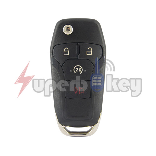 2023 Ford F-150 F-250/ Flip remote key 4 button 434mhz ID49 chip FCC N5F-A08TBLP PN: 164-R8337