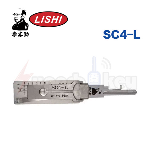 Genuine Lishi Schlage SC4-L 2-in-1 Residential Pick Decoder