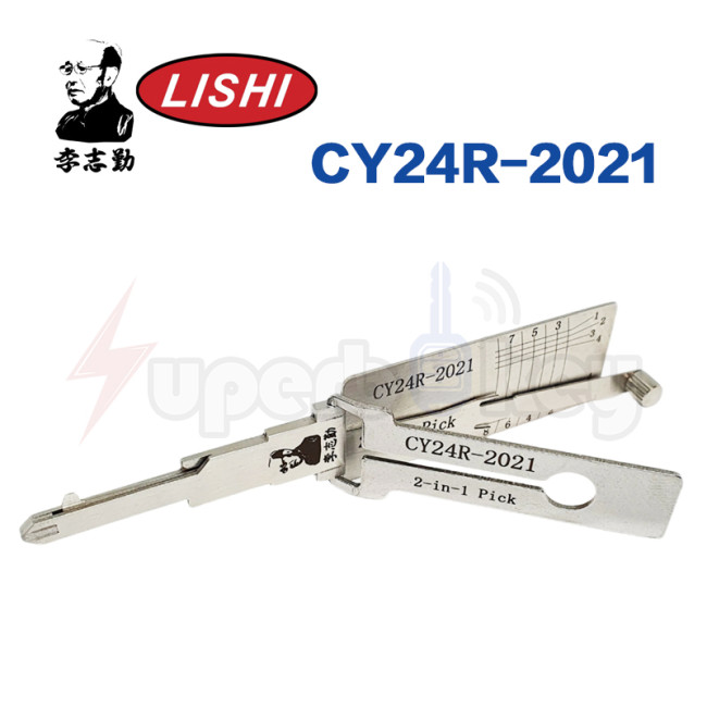 Original Lishi CY24R-2021 2-in-1 Pick Decoder for Jeep Grand Cherokee