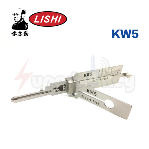Genuine KW5 Lishi 2 in 1 Pick Decoder Tool