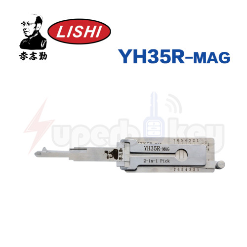 Genuine  YH35R-MAG Lishi 2 in 1 Pick Decoder Tool