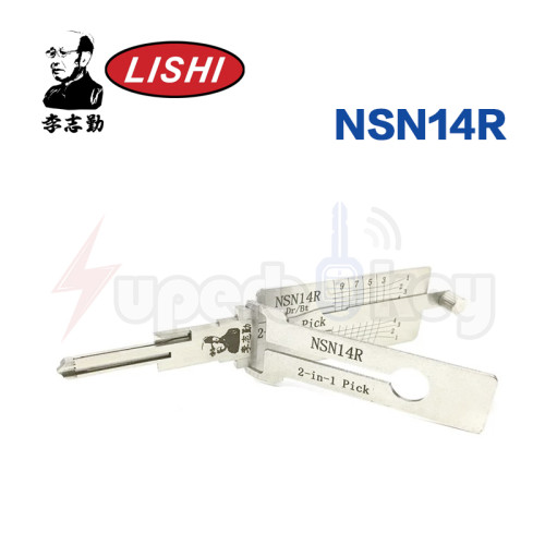 Genuine Lishi NSN14R Dr/Bt 2 in 1 Pick and Decoder for Nissan