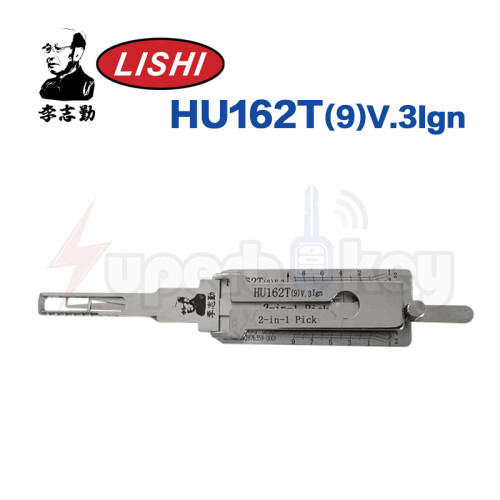 Genuine LISHI - HU162T - 2015-2021 Audi / VW - 9 Cut - 2-in-1 Pick & Decoder - Ignition - AG