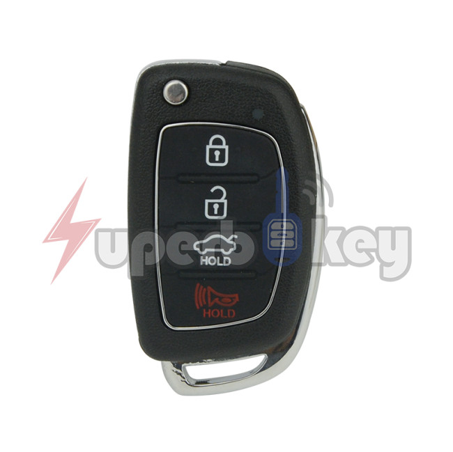 2015-2017 Hyundai Sonata Remote Flip Key 4 Button PN 95430-C1010 FCC TQ8-RKE-4F16