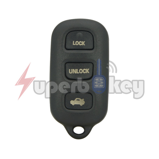 1998-2004 Toyota Avalon Keyless Entry Remote Fob 4 Button PN 89742-AC050 FCC HYQ12BBX HYQ12BAN HYQ1512Y